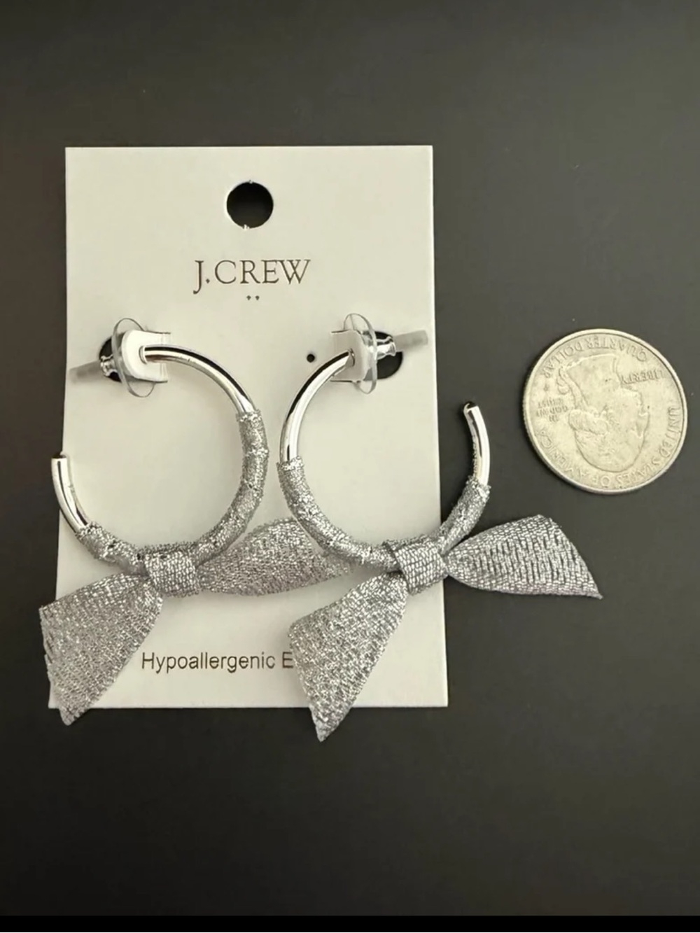 J. Crew Factory Ribbon Wrapped Hoops - Picture 6 of 8